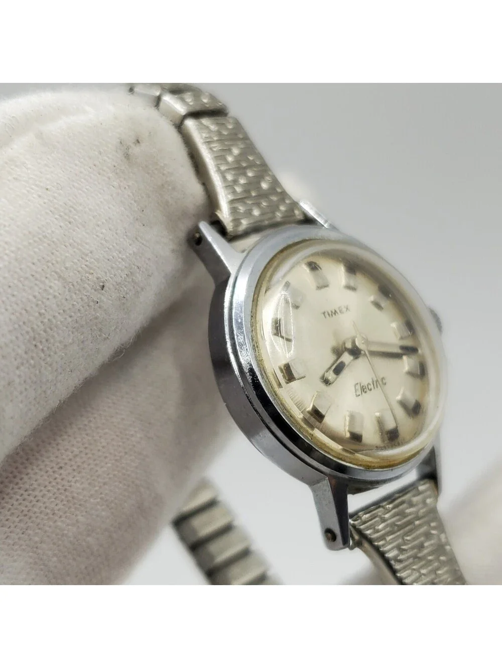 Vintage 1971 Timex Electric Watch Women For Parts Or Repair